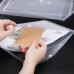 Roggoe Transparent A5 File Folder – Clear Document Organizer for Protecting Important Papers, Cards, and Notes